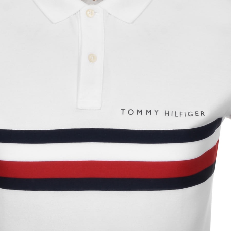 Alternative Image for ProductTommy Hilfiger Global Stripe Polo T Shirt White3